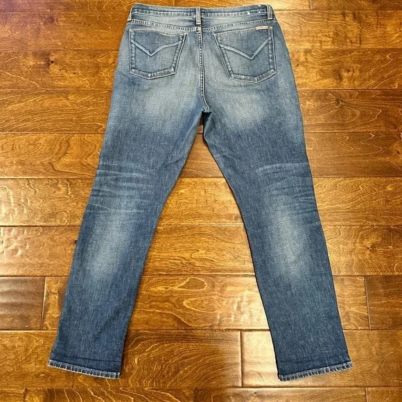 Hudson Riley Cropped Straight Relaxed Jeans Size 30 - Picture 3 of 7
